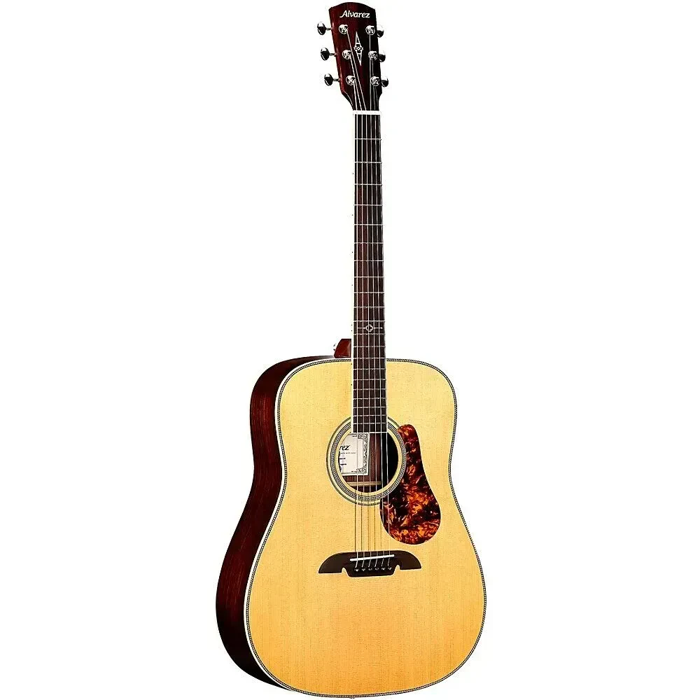 Электроакустическая гитара Alvarez MD70e Herringbone Dreadnought Natural