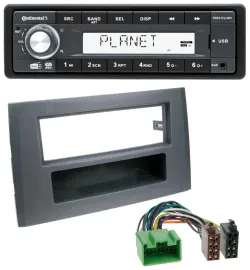 Continental MP3 AUX USB DAB 1DIN Autoradio für Volvo XC90 (16 Pin, 2002-2014)