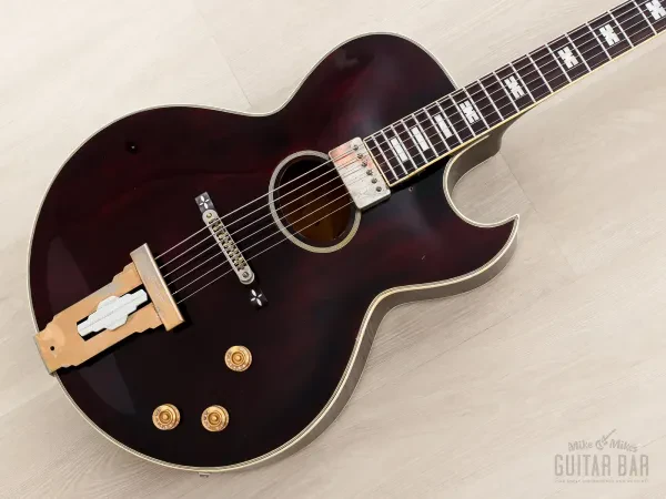 1978 Greco HR680 Vintage Oval Soundhole Howard Roberts Archtop w/ Case, Japan