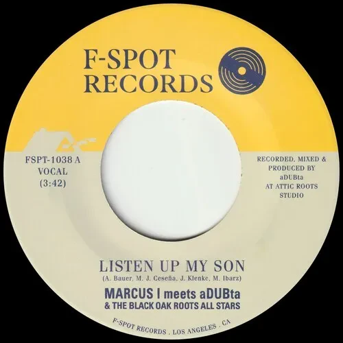 Виниловая пластинка Marcus I Meets Adubt – Listen Up My Son B/w Version (Релиз 2025)