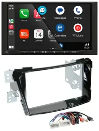 JBL USB 2DIN MP3 Bluetooth AUX Autoradio für Hyundai i40 ab 11 VF Klavierlack AU