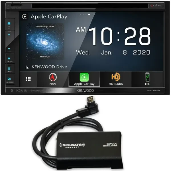 Kenwood DNX697S 6.75" CD/DVD Multimedia Receiver + XM Tuner