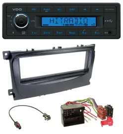 VDO Bluetooth AUX USB MP3 Autoradio für Ford Focus C-Max Galaxy ab 2007 schwarz