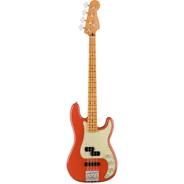 Бас-гитара Fender Player Plus Precision Bass Maple FB Fiesta Red