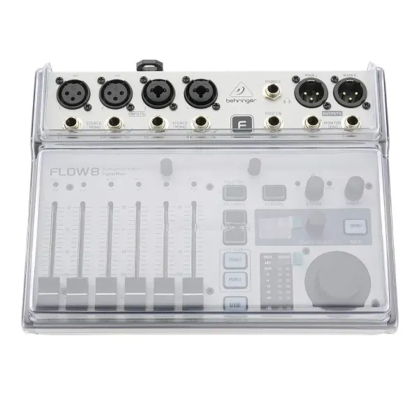 Защитная крышка для музыкального оборудования Decksaver Behringer Flow8 Clear