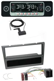 Dietz DAB Bluetooth USB MP3 Autoradio für Opel Corsa C Meriva Signum Vectra C 20