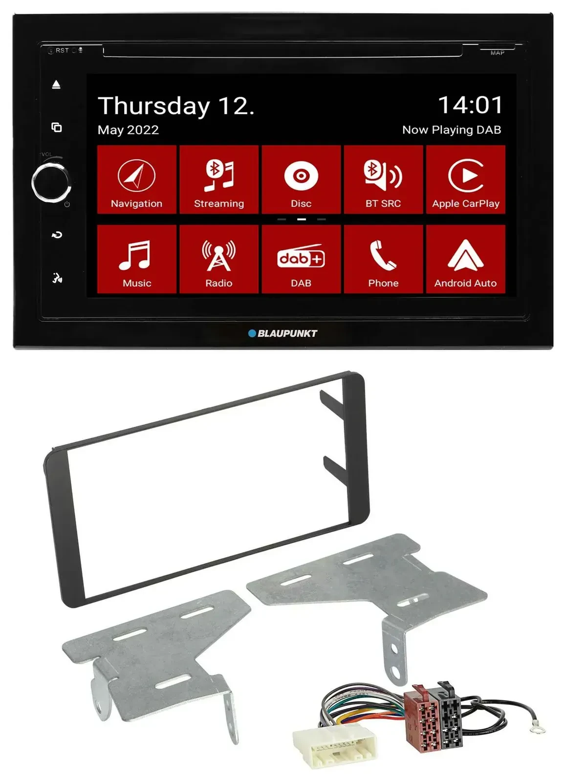 Blaupunkt MP3 DVD Bluetooth DAB 2DIN USB Autoradio für Subaru BRZ (ab 2012)