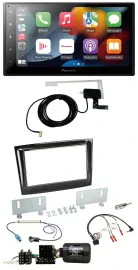 Автомагнитола для Fiat Doblo (с 2015) Pioneer 2DIN, USB, Bluetooth, DAB, поддержка кнопок на руле, VDO