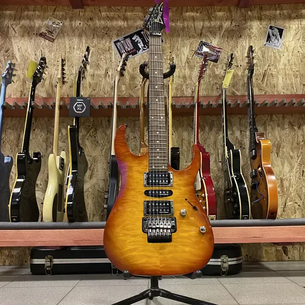 Ibanez RG470 QMD HSH Sunburst w/gigbag Indonesia 2013 купить в SKIFMUSIC |  469493