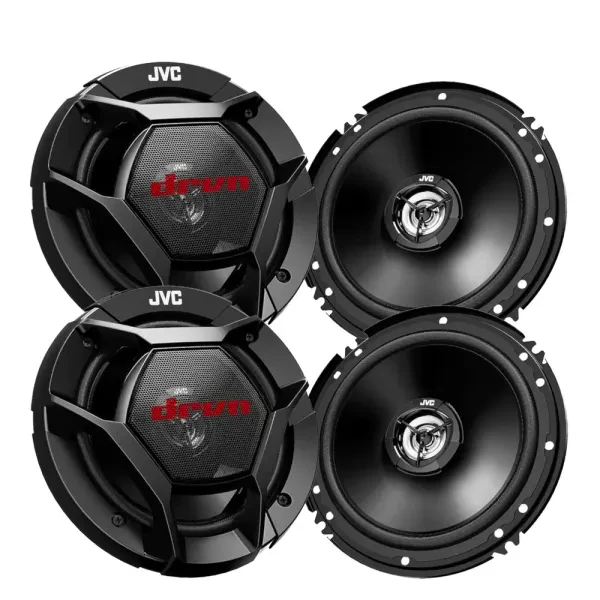 (2-Pairs) JVC CS-DR621 200W RMS 6.5" 2 Way Coaxial Car Speakers
