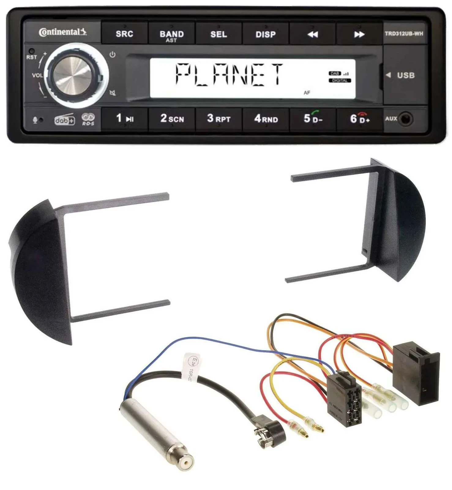 Автомагнитола для VW Beetle (1998–2011) Continental 1DIN USB AUX DAB MP3