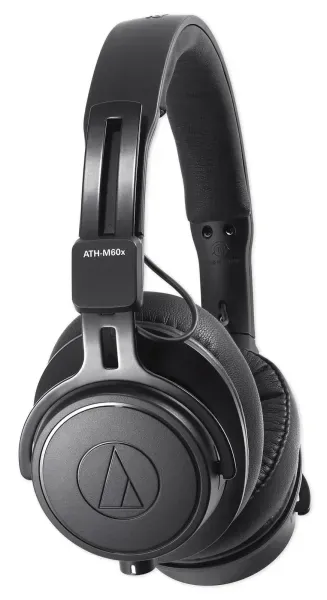 Audio Technica ATH-M60X Closed-Back Pro Monitor Headphones w/ Detachable Cables