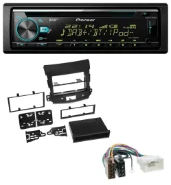 Pioneer DAB MP3 CD USB Bluetooth Autoradio für Citroen C-Crosser Mitsubishi Outl