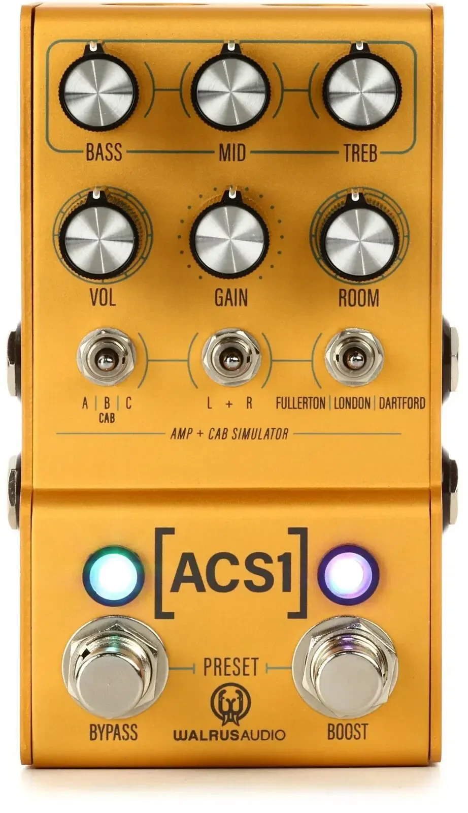 Педаль эффектов для электрогитары Walrus Audio Mako Series ACS1 Amp & Cab Simulator