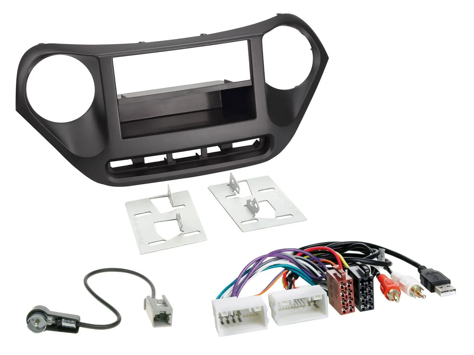 Автомагнитола для Hyundai i10 (с 2013) Caraudio24 DIN, AUX, USB