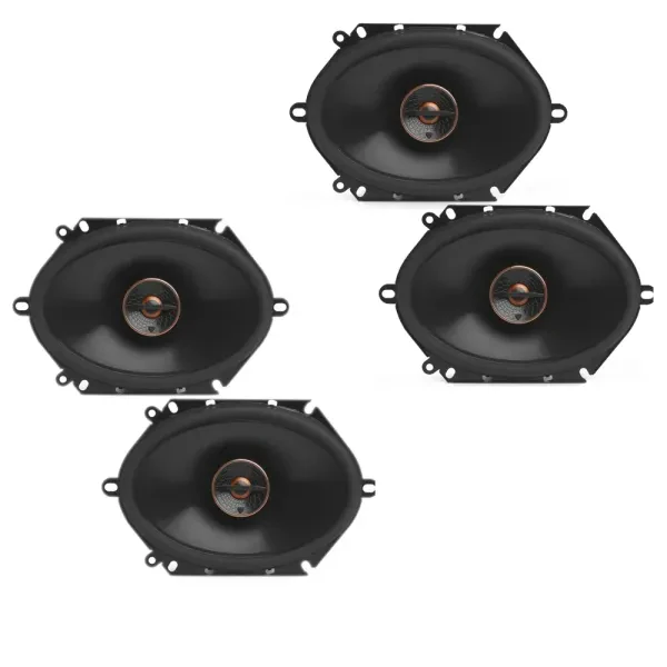 (2-Pairs) Infinity REF687F 240W 6x8" 2 Way 4-ohm Coaxial Speakers