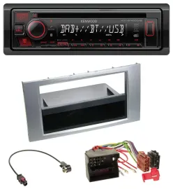 Kenwood MP3 CD USB Bluetooth DAB Autoradio für Ford Galaxy Focus C-Max S-Max 03-