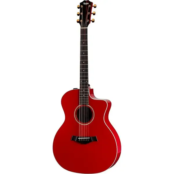 Электроакустическая гитара Taylor 214ce-Red DLX Grand Auditorium Red