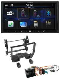 Автомагнитола для Citroen C3 (2010–2016), DS3 (с 2010) Alpine 2 DIN, Bluetooth, DAB, USB, MP3