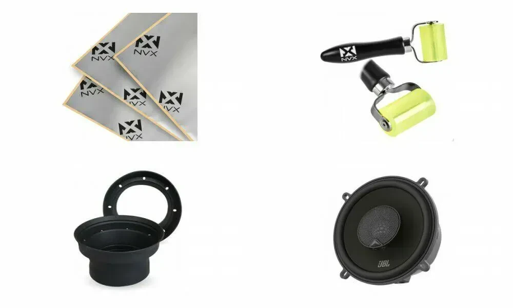 JBL STADIUM52F 120W 5.25" Car 2-way Speaker with NVX Speaker Installation Kit