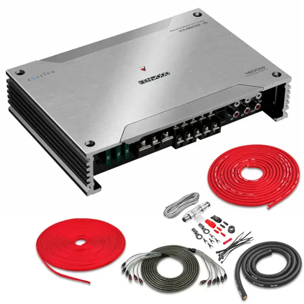 Kenwood eXcelon XM802-5 800W 5-Channel Amplifier with Amp Kit
