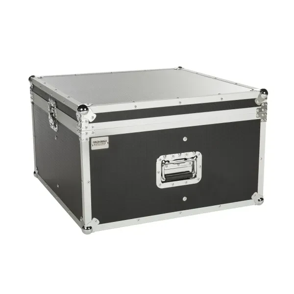 Tour Case 4x PAR 64, Holz-Truhencase, Butterfly-Verschluss, Stahlecken, 43x67x42
