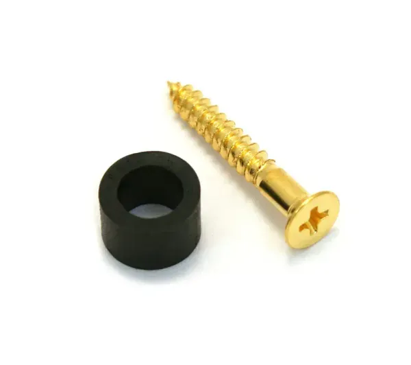 Gretsch Pickguard Mounting Screw with Spacer, Gold 006-1015-000