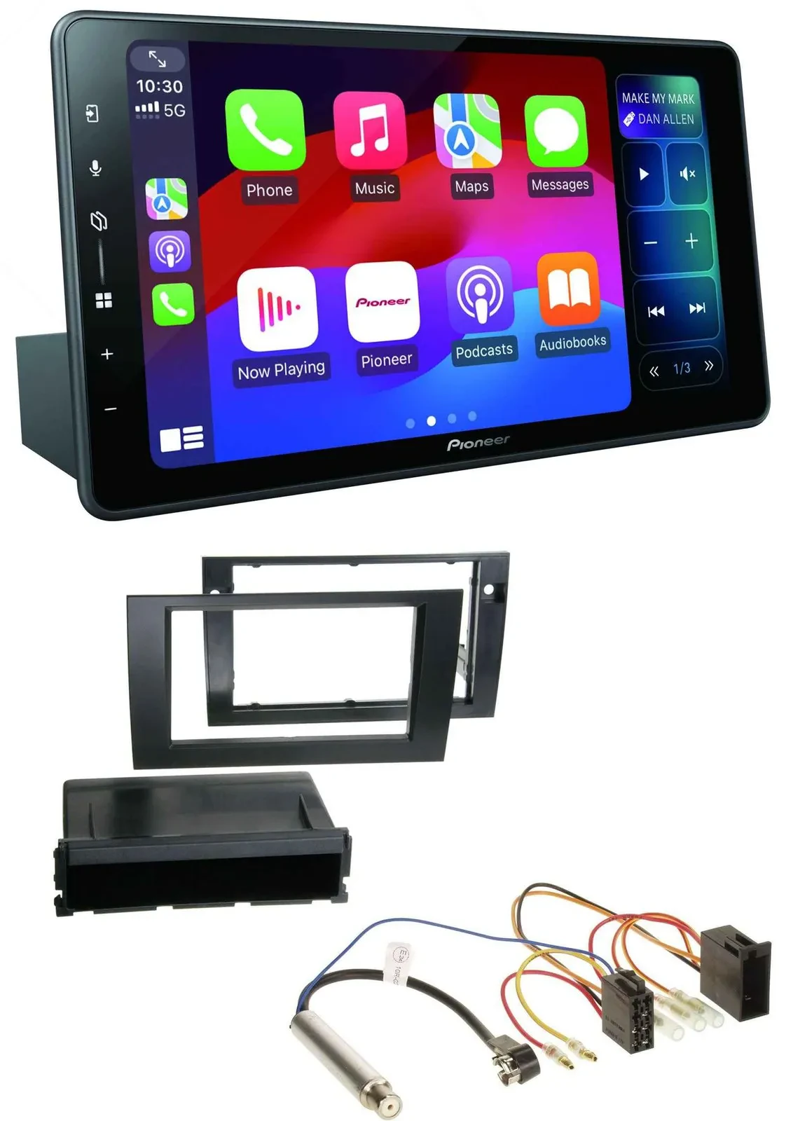 Pioneer Bluetooth DAB MP3 USB Autoradio für Audi A4 B6 B7 2001-2008 Symphony ISO