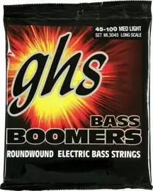 Струны для бас гитары GHS ML3045 Boomers 45-100