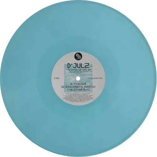 Виниловая пластинка D'Julz - The Game Of Life [New 12" Vinyl] Blue, Colored Vinyl, Extended Play