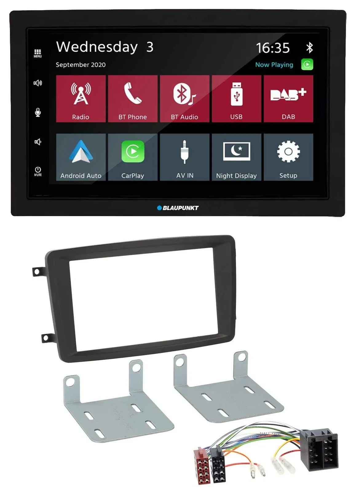 Автомагнитола для Mercedes Blaupunkt 2DIN DAB Bluetooth USB MP3