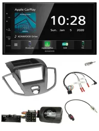Автомагнитола для Ford Transit V363 (2014–2018) Kenwood 2-DIN, Bluetooth, DAB, USB