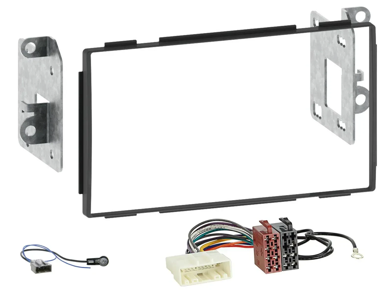 Einbauset Doppel DIN Autoradio für Nissan Qashqai 2007-2013