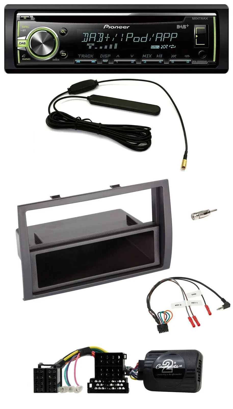 Pioneer MP3 USB CD DAB Lenkrad Autoradio für Citroen Jumper Peugeot Boxer 06-08