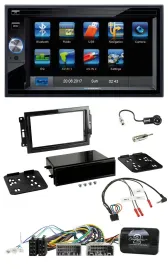 Blaupunkt Lenkrad USB Bluetooth TMC 2DIN Navigation für Dodge Jeep