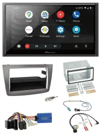 Pioneer USB 2DIN DAB Lenkrad Bluetooth Autoradio für Alfa Romeo Mito 13-18 955 I