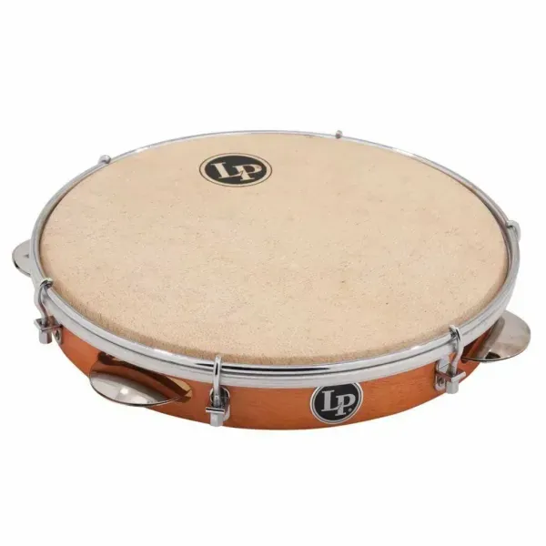 LP RIO 10 inch Tunable Wood Pandeiro with Natural Head LP3010N