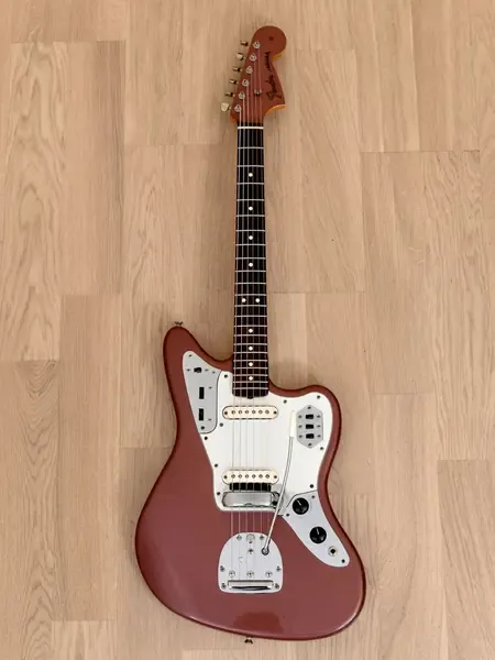 Электрогитара Fender American Vintage '62 Jaguar Yamano Limited Edition Burgundy Mist w/case USA 2000