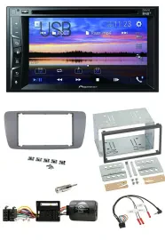 Pioneer Bluetooth 2DIN USB DVD DAB Lenkrad Autoradio für Seat Ibiza ab 08 conema
