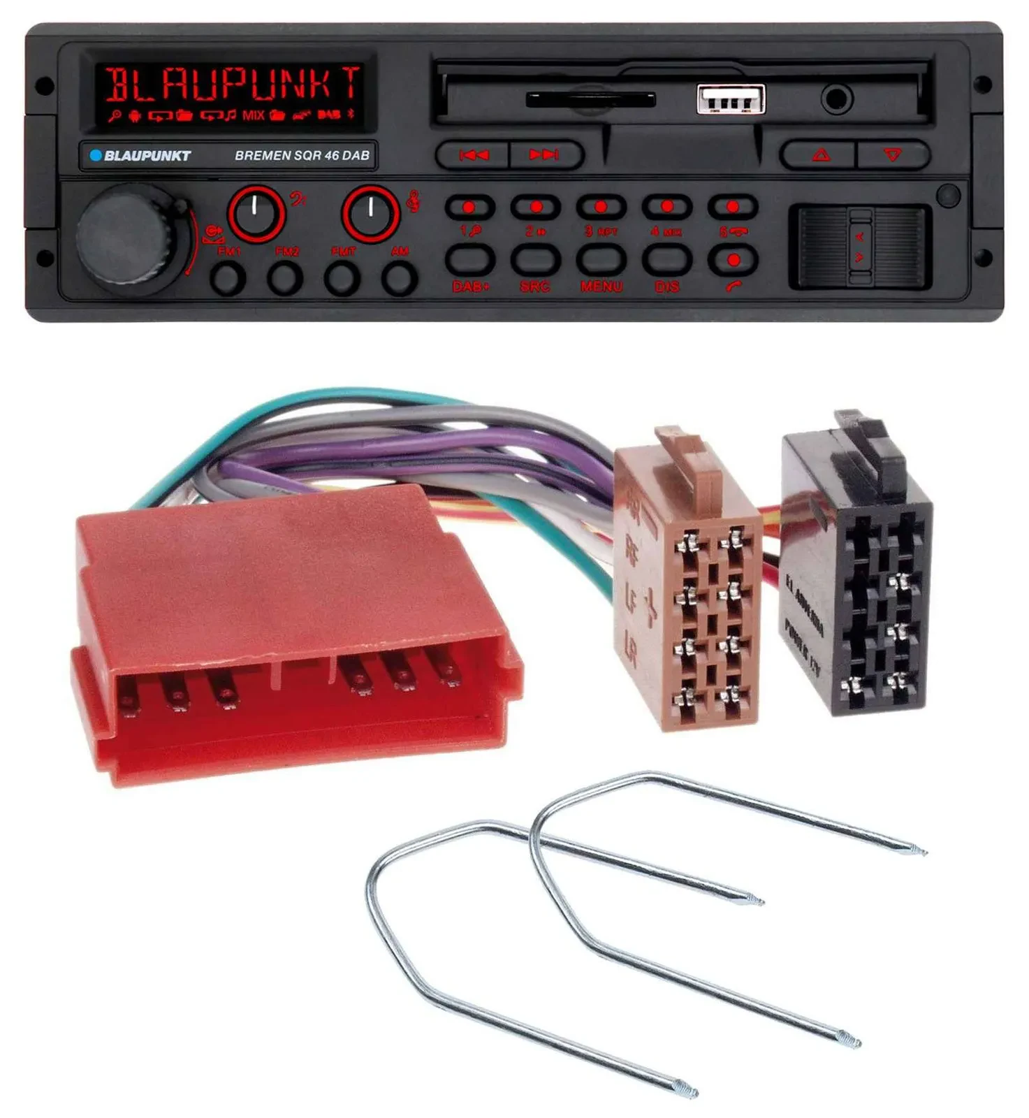 Blaupunkt SD MP3 USB Bluetooth DAB Autoradio für Peugeot 205, 405, 505, 605