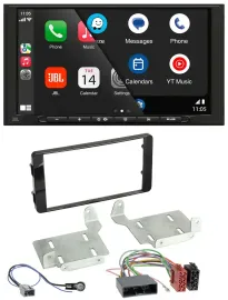 Автомагнитола для Mitsubishi ASX (с 2015) JBL 2DIN USB Bluetooth AUX MP3