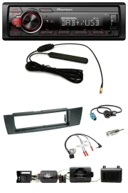 Pioneer MP3 DAB 1DIN Lenkrad USB Autoradio für BMW 1er 2004-2013 E87