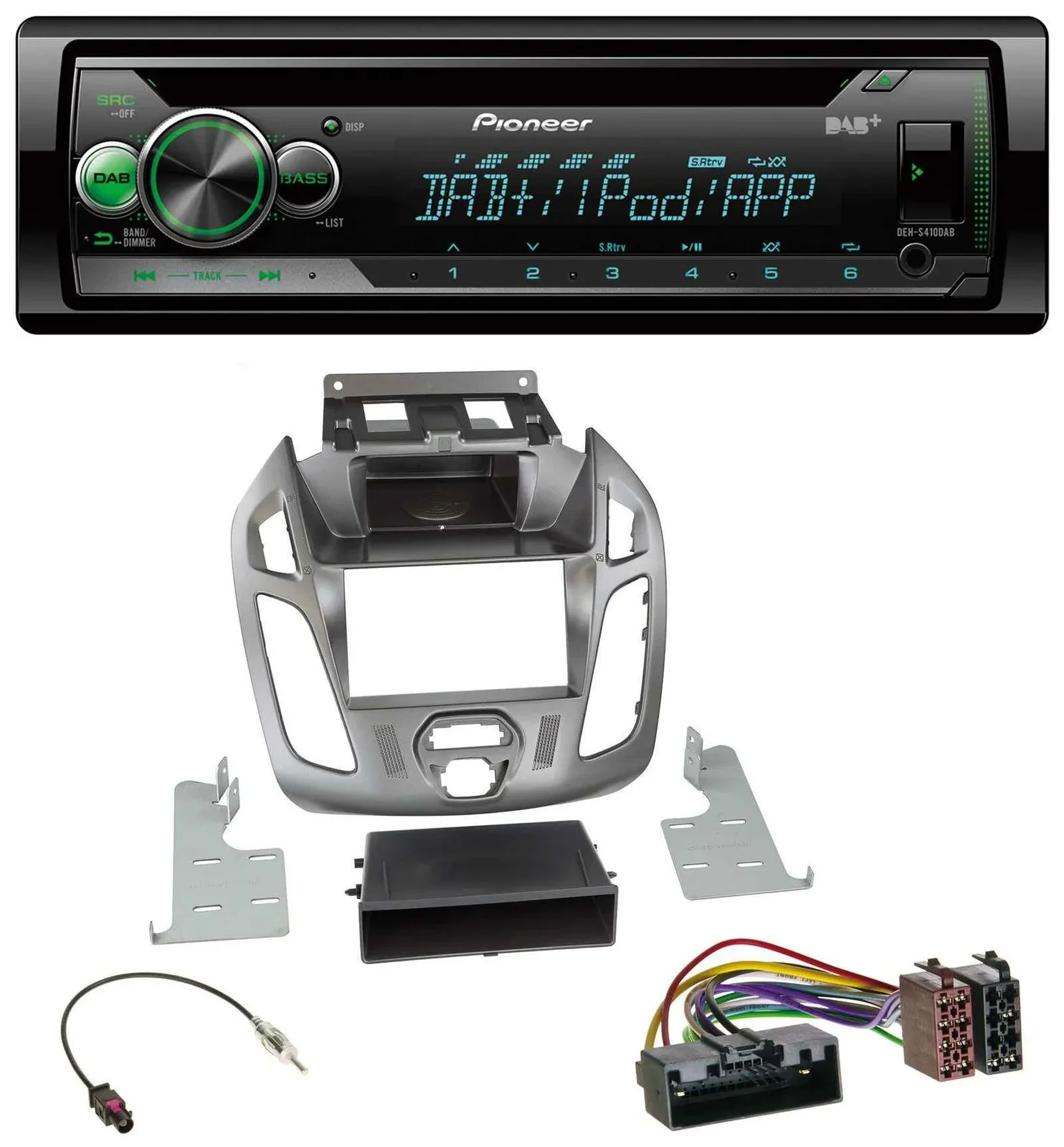 Pioneer USB MP3 DAB AUX CD Autoradio für Ford Connect Transit 2012-2018 ohne Dis