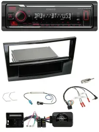 Kenwood Lenkrad Bluetooth USB DAB Autoradio für Opel Astra H Corsa D Zafira B Kl