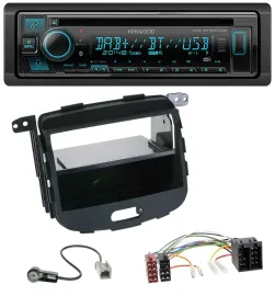 Автомагнитола Kenwood Bluetooth DAB CD MP3 USB для Hyundai i10 (2008–2013)