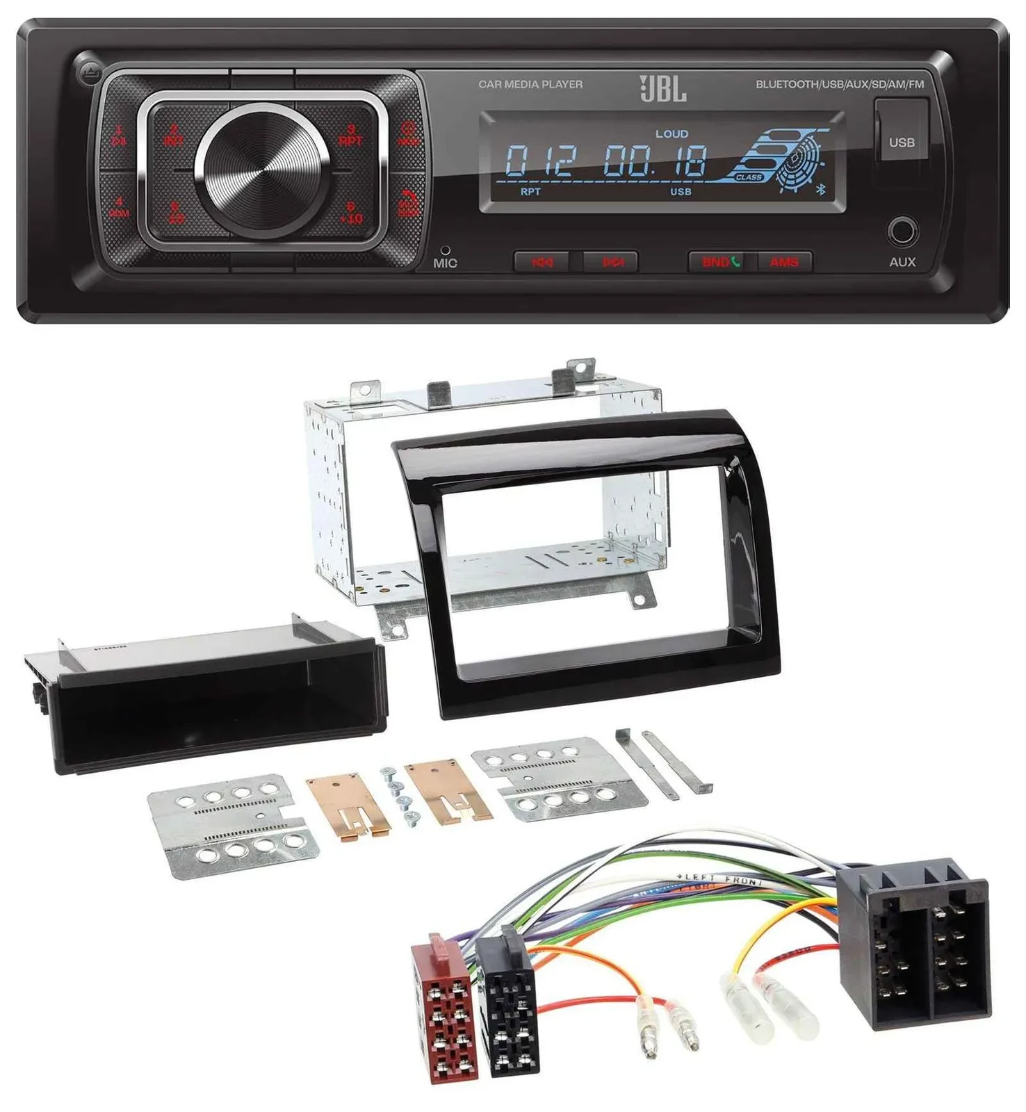 JBL SD AUX MP3 USB Bluetooth Autoradio für Peugeot Boxer Citroen Jumper Fiat Duc