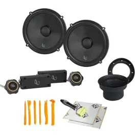 Infinity Kappa 603CF 110W 6.5" Component Car Speakers w/ NVX Install Kit