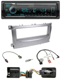 Kenwood Bluetooth Lenkrad DAB USB Autoradio für Ford Galaxy C-Max ab 2007 Focus