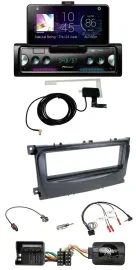 Автомагнитола Pioneer DAB, Bluetooth, USB, совместимая с управлением на руле, для Ford Focus/C-Max/Galaxy (с 2007)