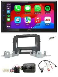 JVC Bluetooth USB Lenkrad 2DIN DAB Autoradio für Suzuki Vitara LY ab 04/2015